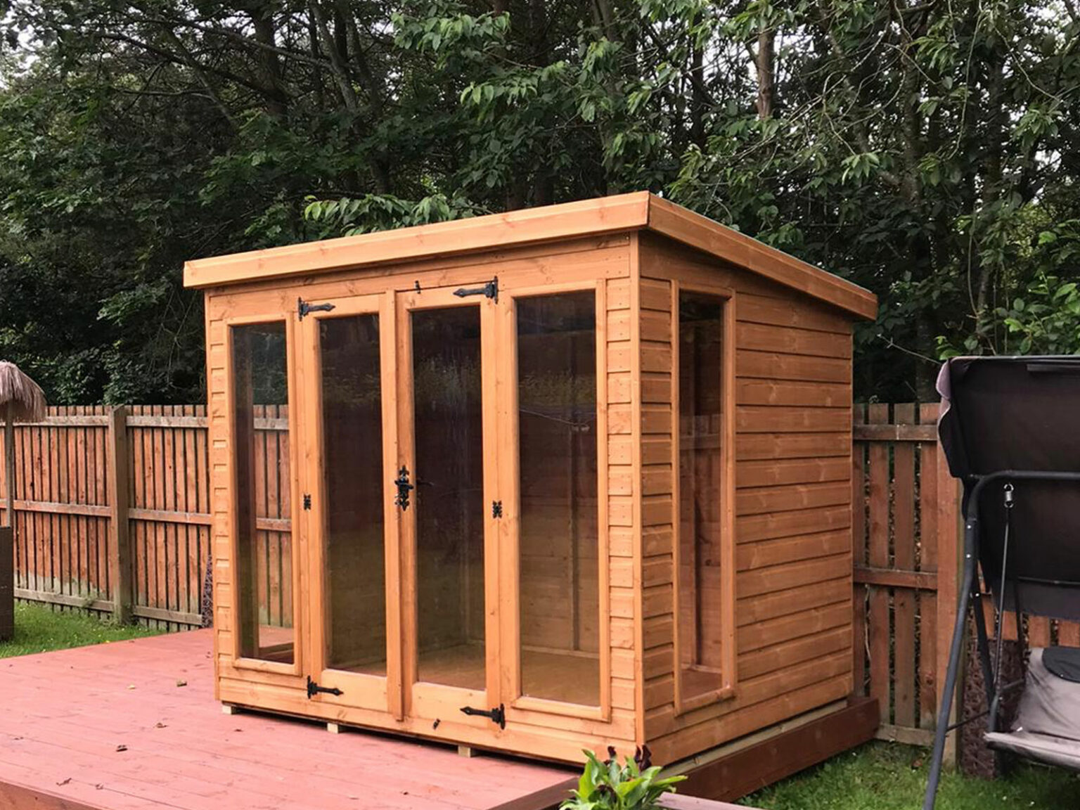 Fully Glazed Range - Central Fife Sheds